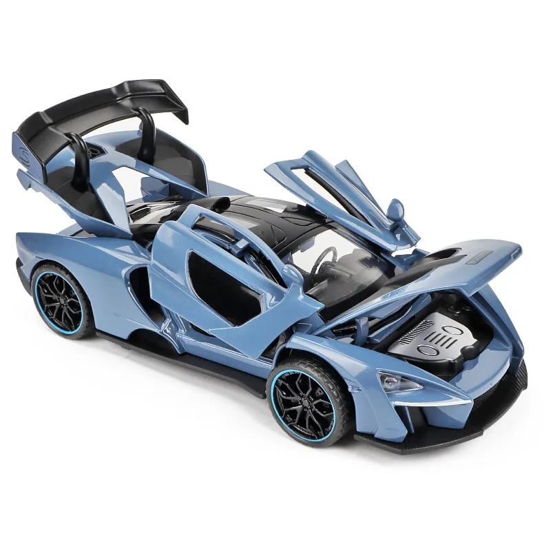 

New Austrian 1:32 Senna Sports Car Model Simulation Alloy Car Model Return Door Children's Toy Car Model