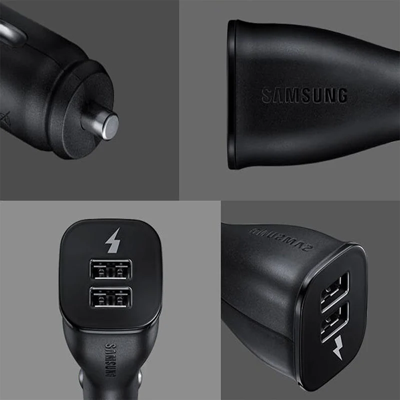 Автомобильное зарядное устройство с двумя USB-портами 15 Вт | Мобильные телефоны и