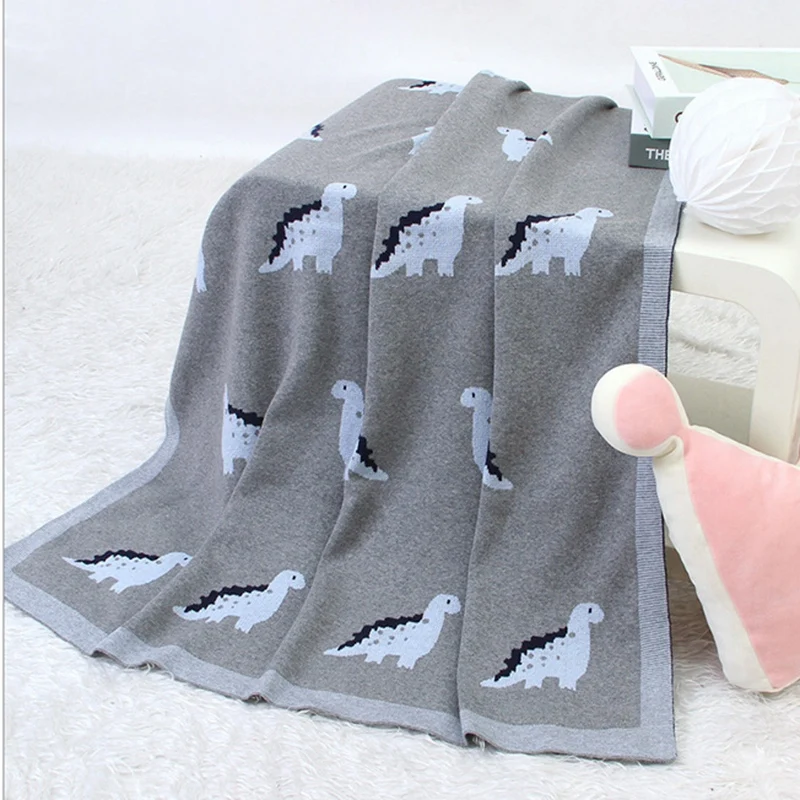 

Knitted Baby Blankets Bath Swaddle Wrap Infantil Cotton for Toddler
