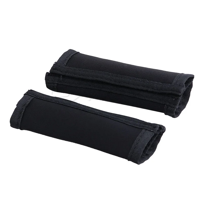 

2Pcs Baby Stroller Carriage Front Handle Neoprene Magic Tape Bumper Bar Cover