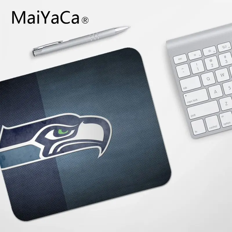 MaiYaCa высокое качество Seattle Seahawks заказной Ноутбук игровой коврик для мыши Гладкий блокнот для письма настольные компьютеры мат игровой коврик для мыши