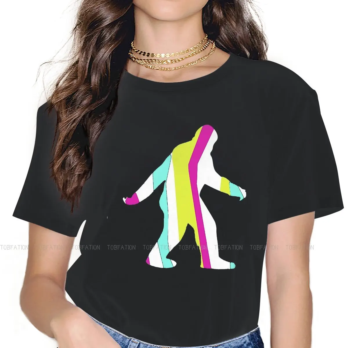 

Женская футболка Yeti с принтом GTA Grand Theft Auto Game Crewneck, топы для девочек 4XL, женская футболка, Забавный милый подарок
