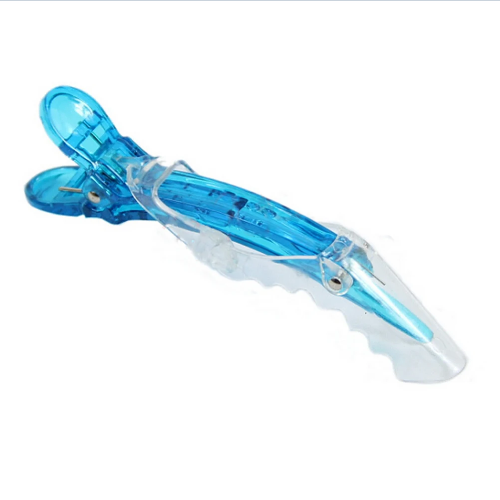 10 шт./лот DIY салон заколки для волос пластиковые прозрачные разделительные зажимы