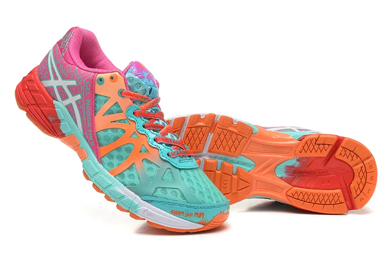 Asics Gel-Noosa TRI9 женская обувь дышащая устойчивая обувь для бега уличная теннисная обувь Hongniu