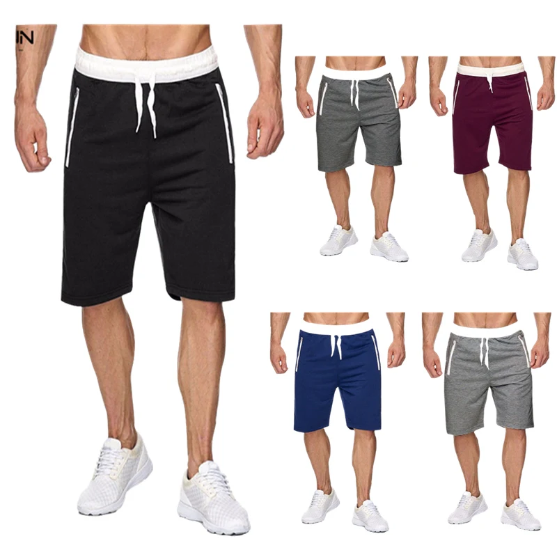 Новые спортивные шорты для бега мужские с карманами фитнеса и теннисные