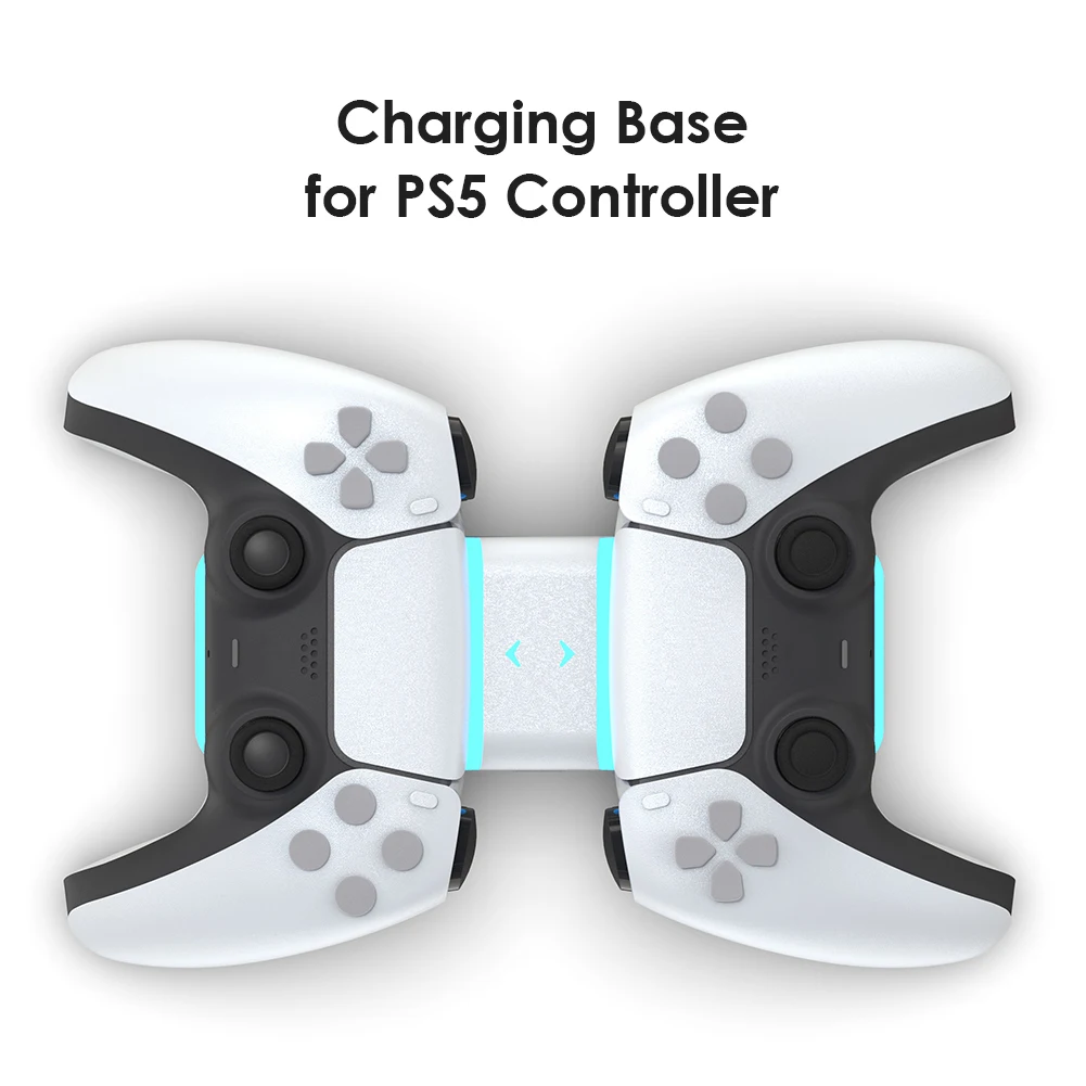 dual usb c charger stand with usb a output port for ps5 controller accessories electronic machine accessories free global shipping