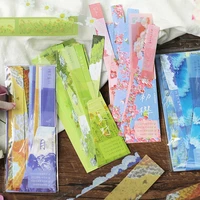 45 pcspack cherry blossoms decorative stickers scrapbooking diy label diary stationery album journal oil painting long stick