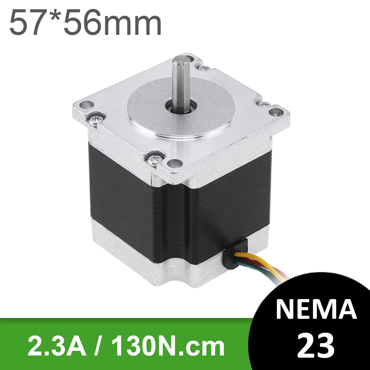 Nema 23 Motor Deslizante 57 Motor 56 mm 130n. cm Impressora 3d Motor para Equipamentos de Automação Máquina de Gravura Cnc 3d Peças da Impressora Motor de passo