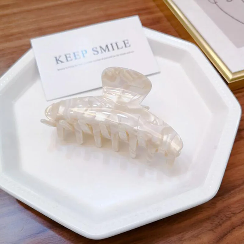 

Geometric Accetate Leopard Print Hair Claw Hairpins Hair Clip Crab Headdress