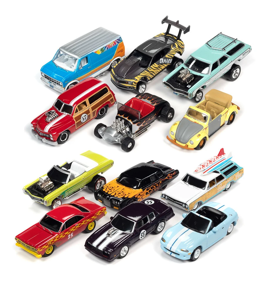 

Коллекция металлических моделей автомобилей «VW Beetle» Джонни молния 1:64