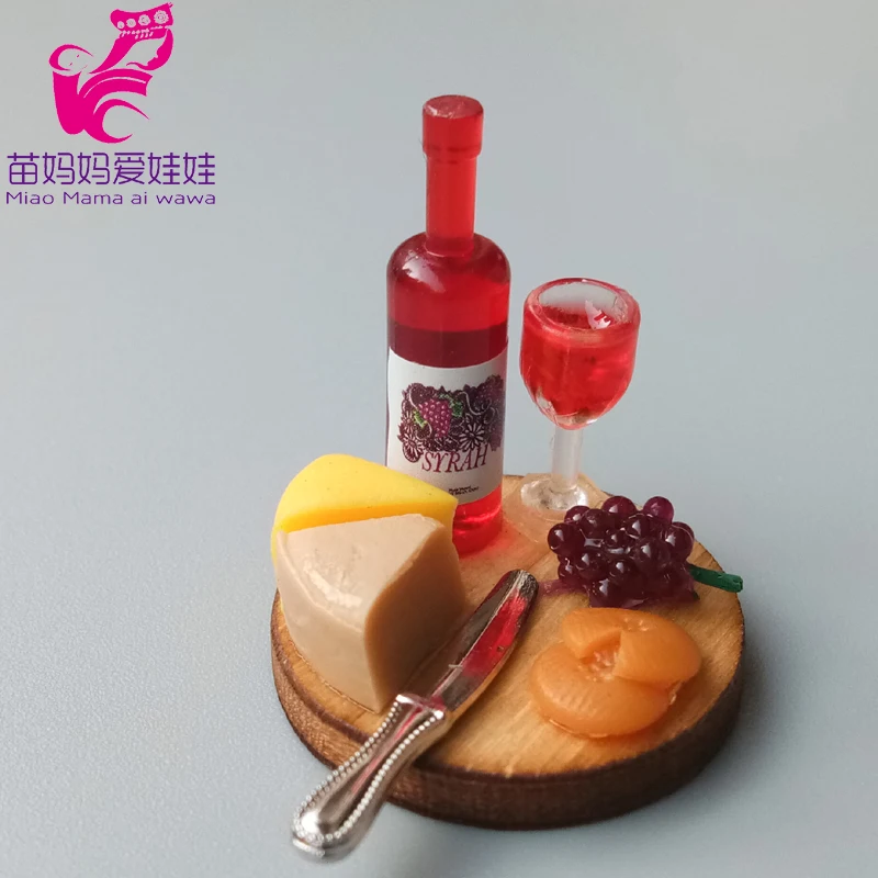 Мини бутылочка для кормления нагрудник аксессуары кукольного домика