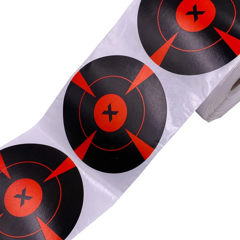 

3 Inches 7.5 Cm Splash Color Shooting Practice Target Paper Sticker Label Splash Reactive Sticker For Bow And Arrow Hunting