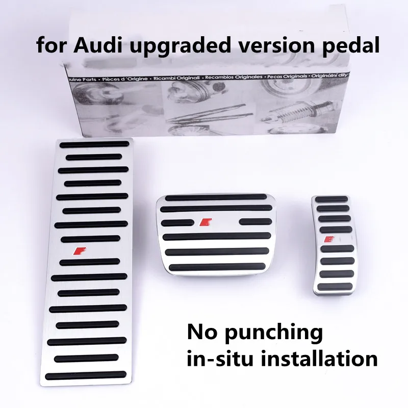 

For Audi A1 A3 A4 A5 A6 A6L A7 A8 Q3 Q5 Q8 TT Non-destructive Installation Replacement Upgrade Throttle Brake Pedal Anti-skid