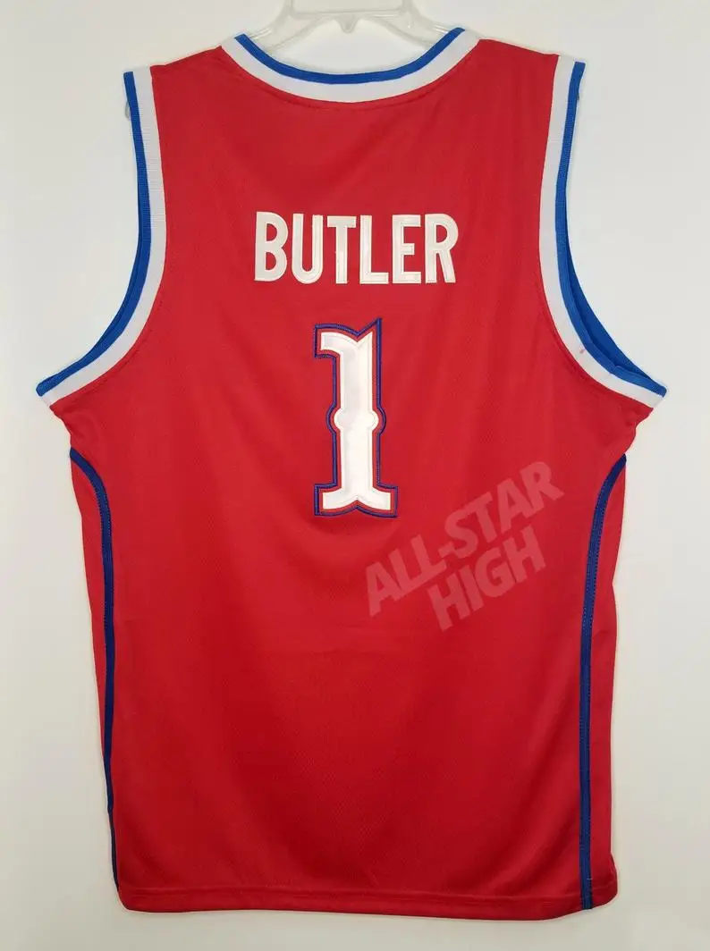 

#1 Jimmy Butler Tomball High School retro Basketball Jersey Throwback Custom Retro Sports Fan Apparel Jersey