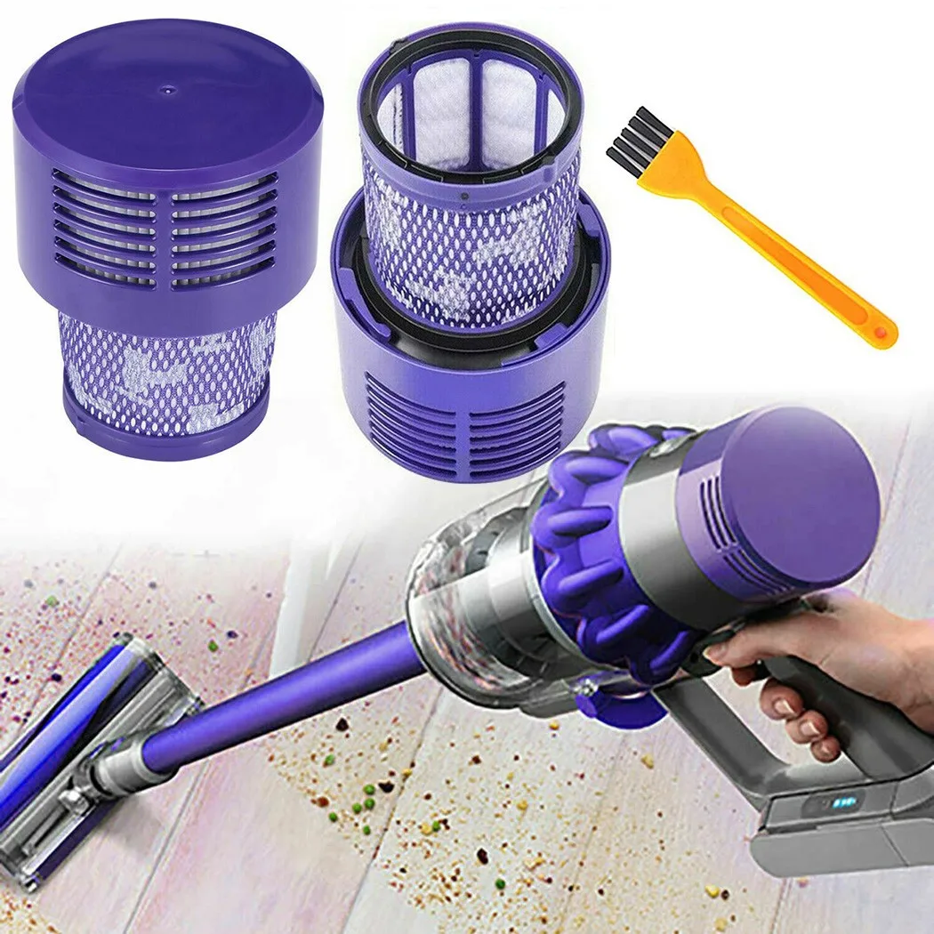 

2*Filter 1*brushFor Dyson V10 Cyclone Series, V10 Absolute, V10 Animal, V10 Total Animal Absolute Total Clean Vacuum Cleaner