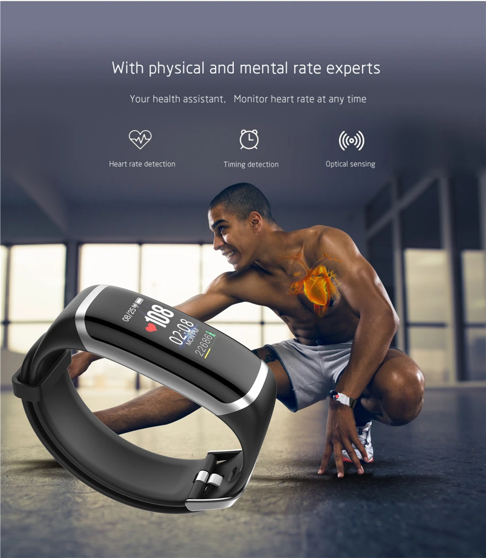 Lerbyee M4 смарт-браслет монитор артериального давления Nrf52832 фитнес-трекер часы цветной экран Напоминание о звонке умный Браслет для IOS
