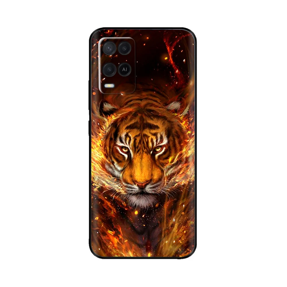 For Oppo A54 Case Cover for Oppo A54 Butterfly Floral Protective Case for OPPOA54 A 54 4G 5G Silicon Soft TPU Phone Bumper Coque
