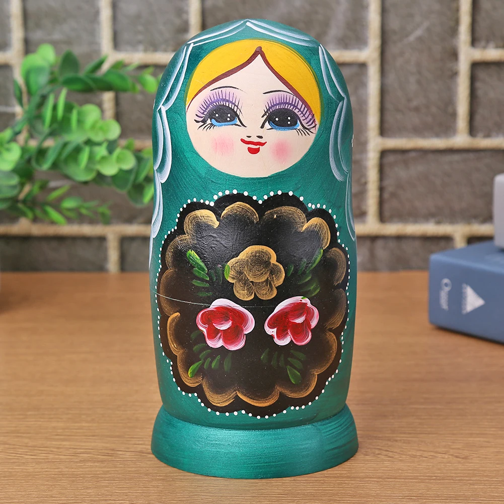 Кукла-матрешка для девочек-клубники деревянная кукла-снеговик русские гнездовые