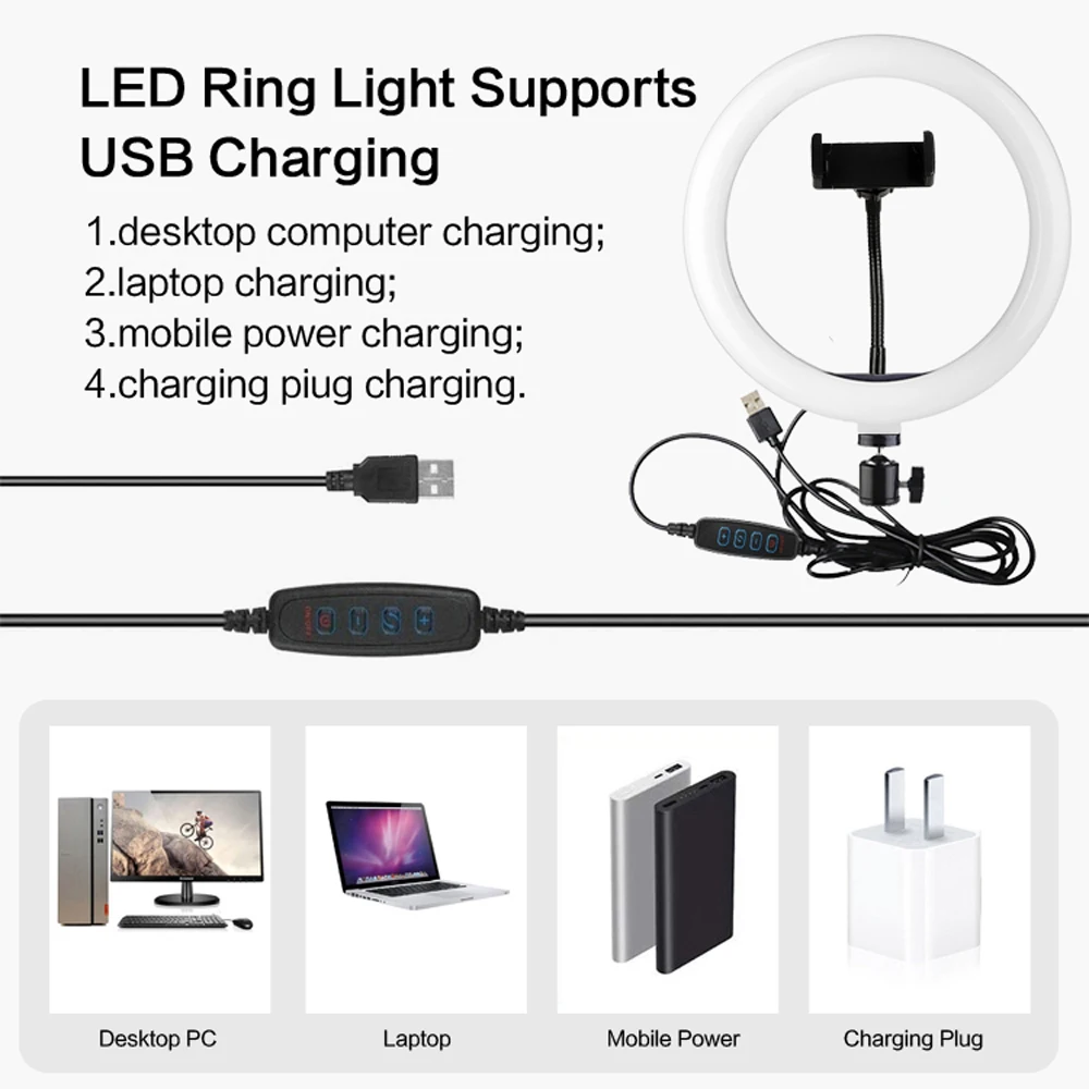12 Inch RGB Ring Light Profissional Selfie LED Ringlight Makeup Lamp Video Studio with Tripod 1.6/1.9M Stand For Youtube Tik Tok