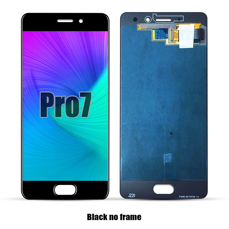 Протестированный сенсорный ЖК-дисплей для Meizu Pro 7 pro7 M792M M792H дигитайзер Сенсорная стеклянная панель в сборе 5,2 дюйма 1920*1080 - Цвет: Black No Frame