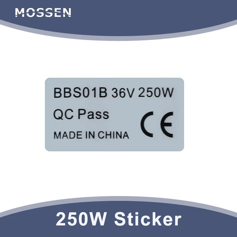 

36V 250W Mid Drive Motor Sticker Electric Bicycle Conversion Kit Sticker for HUB Wheel Dirve eBike Motor