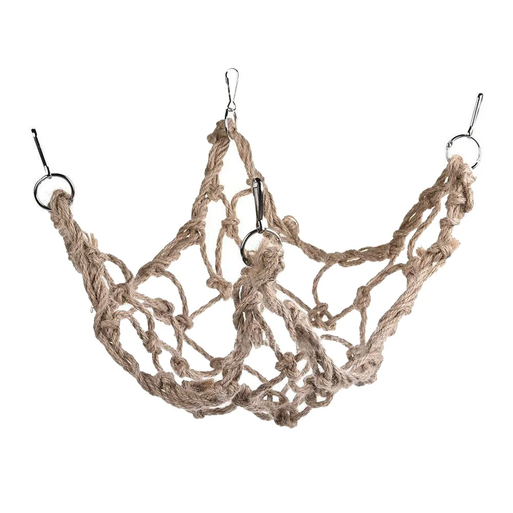 Животное птица скалолазание сетка попугай игрушки пеньковая веревка