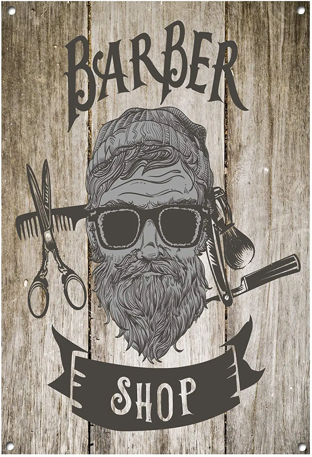 

Diuangfoong Barber Shop Metal Sign 105712×8 inches