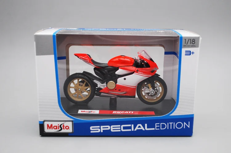 Maisto 1/18 1:18 Масштаб Ducati 1199 суперлеггра мотоциклы литье под давлением дисплей