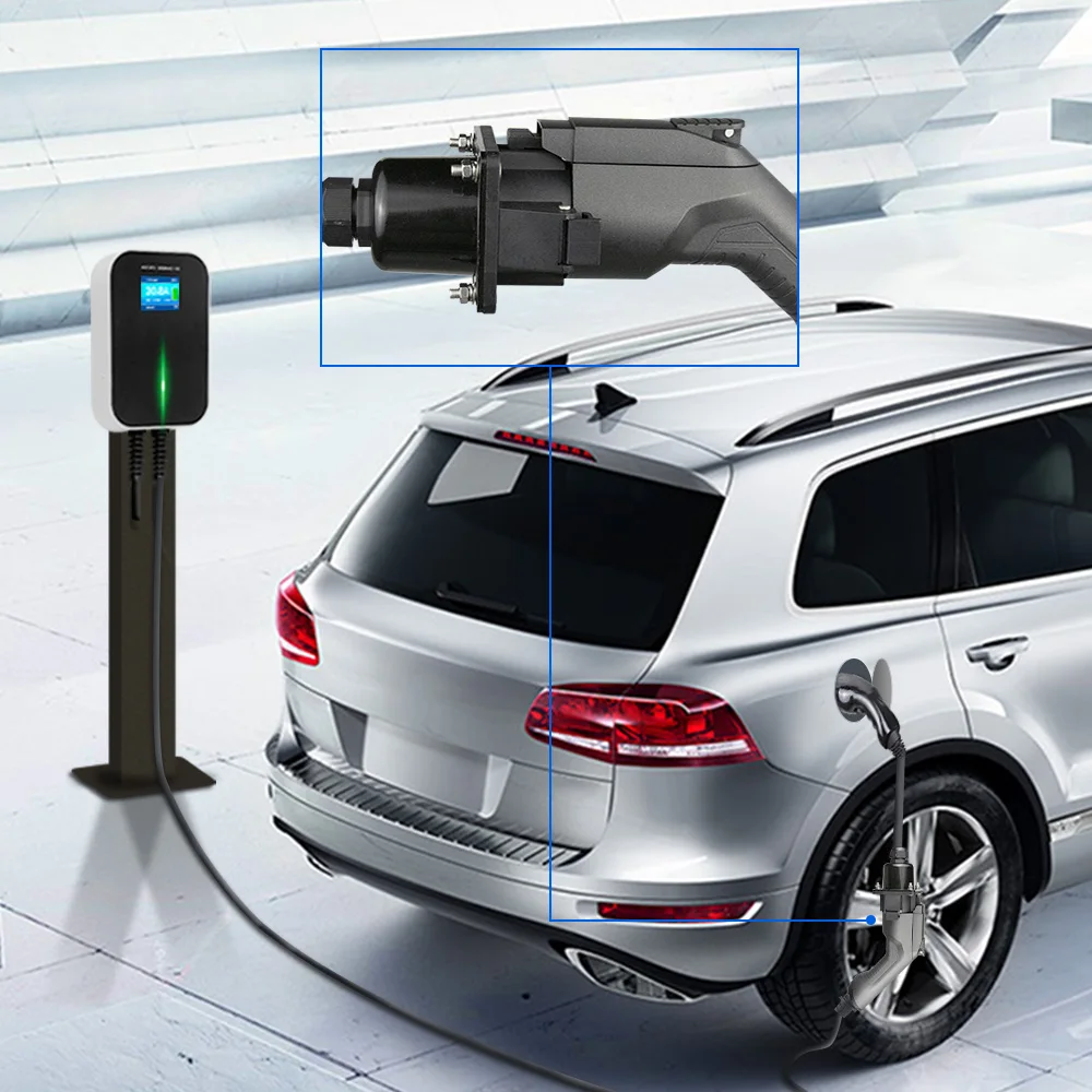 EV зарядное устройство Электрический автомобильный адаптер EVSE Charing кабель Тип 1