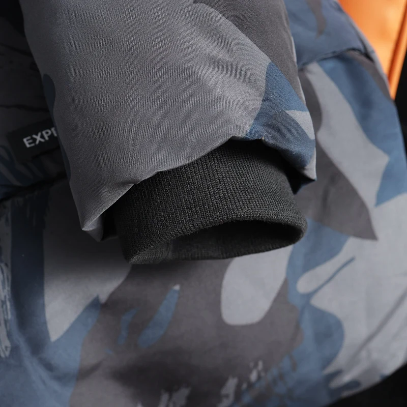 New Fashion 2021 Men's Winter Duck Down Coat & Jacket Camouflage Printed Male Long Parkas Outerwear Plus Oversized 3XL XXXL