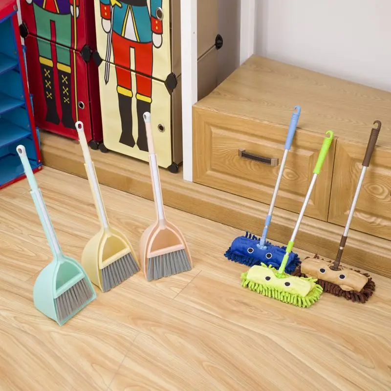 

Children's cleaning kit set of 3, children's housekeeping cleaning kit cartoon children's toys cleaning game toys included. Broo