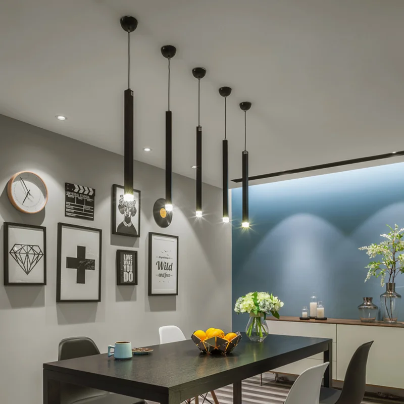 Изготовленная на заказ лампа алюминиевый бар квадратный светодиодный подвесной