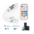 Беспроводной контроллер Magic Home RGB с поддержкой Bluetooth и Wi-Fi, инфракрасный Радиоконтроллер для светодиодных лент SMD5050, работает с приложением Alexa Google Home, 5 В-28 В постоянного тока