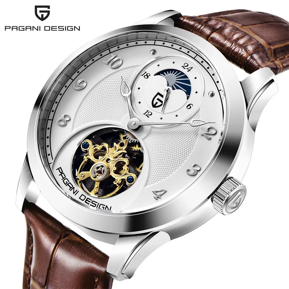 PAGANI Дизайн мужские спортивные часы люксовый бренд деловые механические наручные мужские водонепроницаемые автоматические часы из нержавеющей стали мужские позолоченные