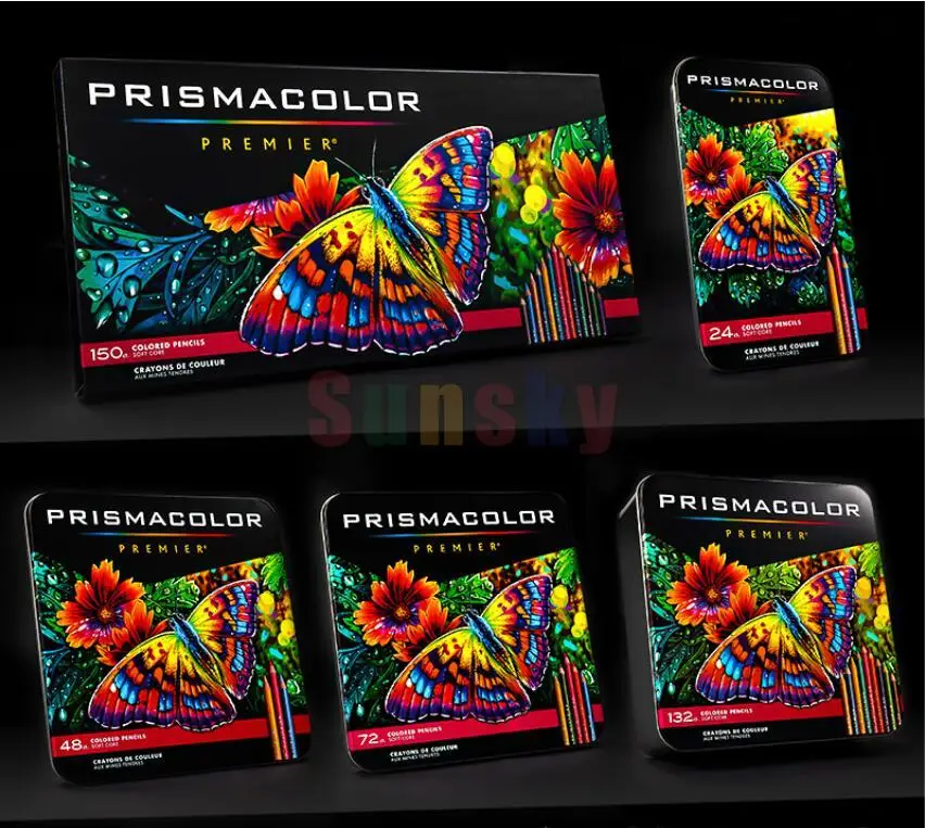 Карандаш масляный Prismacolor Premier 132/150 мм 24/36/48/60/72/3 8 цветов|Цветные Карандаши| |