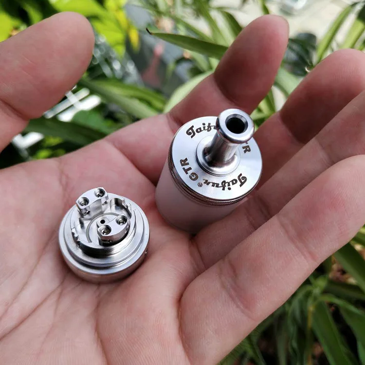 Высококлассный резервуар для вейпа Cloudworkz Taifun TF GTR RTA MTL 316SS 23 мм 4 мл с одной
