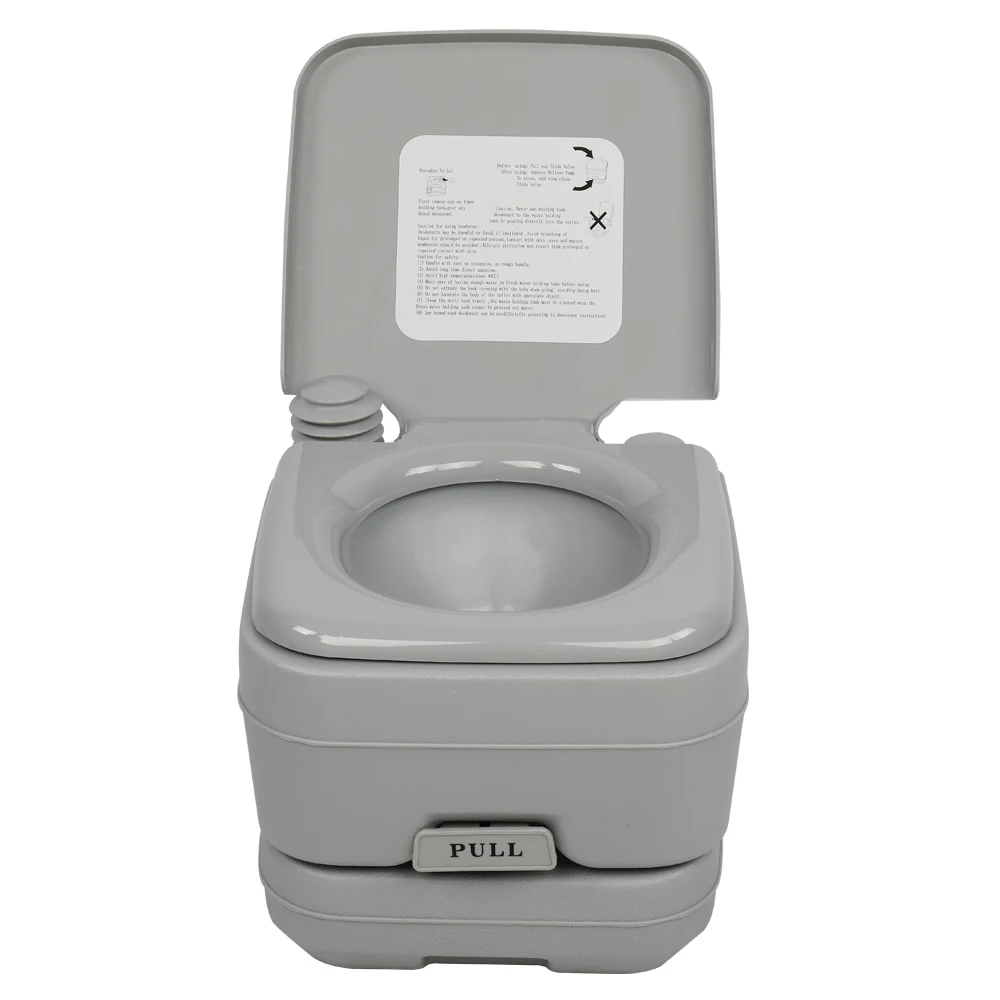

10L Portable Removable Flush Toilet with Double Outlet US Warehouse In STOCK