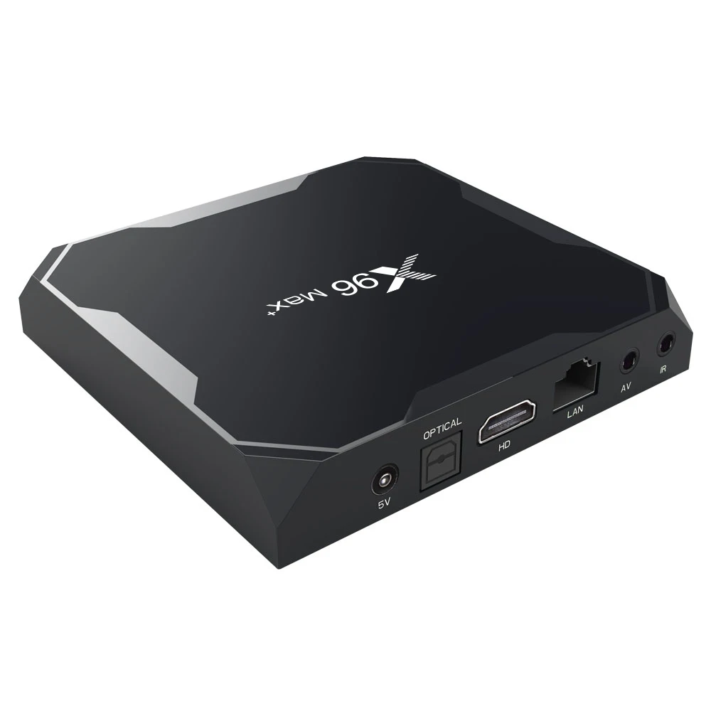 ТВ-приставка X96 MAX + Amlogic S905X3 Android 9 0 4 32 ГБ DDR4 1000 м | Электроника