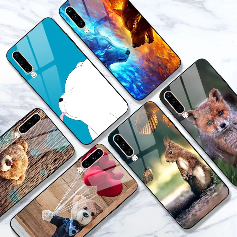 Глянцевый чехол для Huawei P40 Lite E P30 P20 PRO P10 P9 P Smart Z Plus 2018 2019 2020|cover for huawei|case huaweiphone cases |