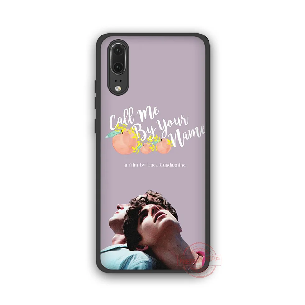 WEBBEDEPP Call Me By Your Name TPU phone case for Huawei P10 P20 P30 Lite Pro Y6 Y7 prime 2018 Y9 2019 |