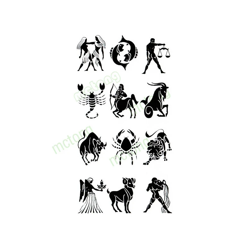 Водостойкая наклейка для тела в стиле ретро|Временные тату| |