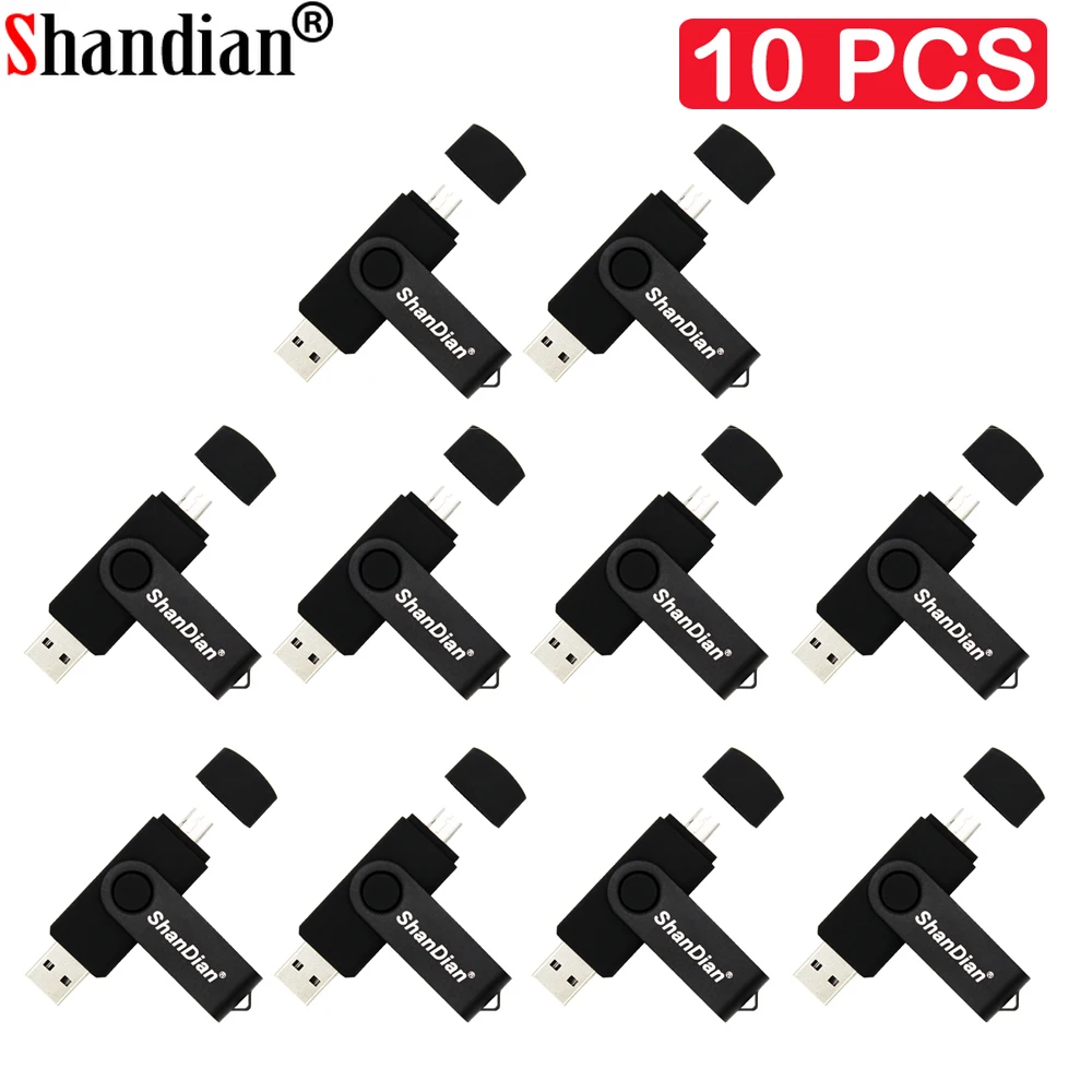 

10 PCS/LOT OTG USB flash drive Smart Phone Tablet PC 128GB 16GB 32GB 64GB Pendrive Real Capacity Memory stick 256GB Pen drive