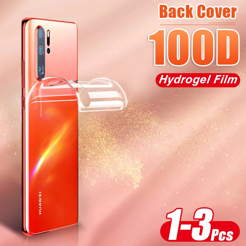 1-3 шт задняя крышка 100D Гидрогелевая мягкая пленка для huawei P20 Lite P30 Pro mate 20 30 Защитная