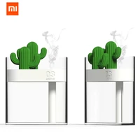 xiaomi 319 clear cactus ultrasonic air humidifier 160ml color light usb air purifier anion mist maker water atomizer humidifiers