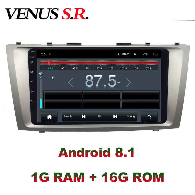 Автомобильный dvd-плеер VenusSR на Android 8 1 2.5D для Toyota Camry Radio 2006-2011 мультимедийное радио
