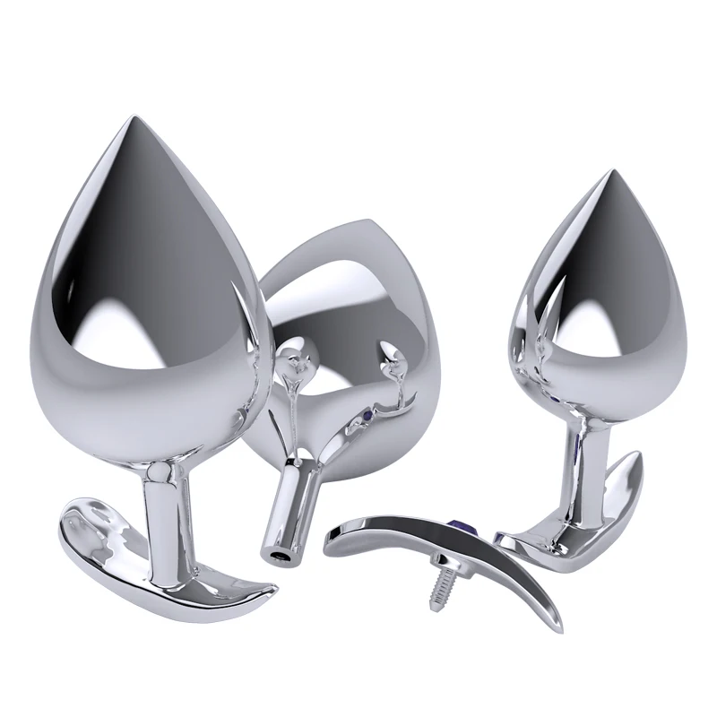 Metal Butt Plug Anal Sex Toy Stainless Steel Prostate Masssager Erotic Male Masturbation Toy| |