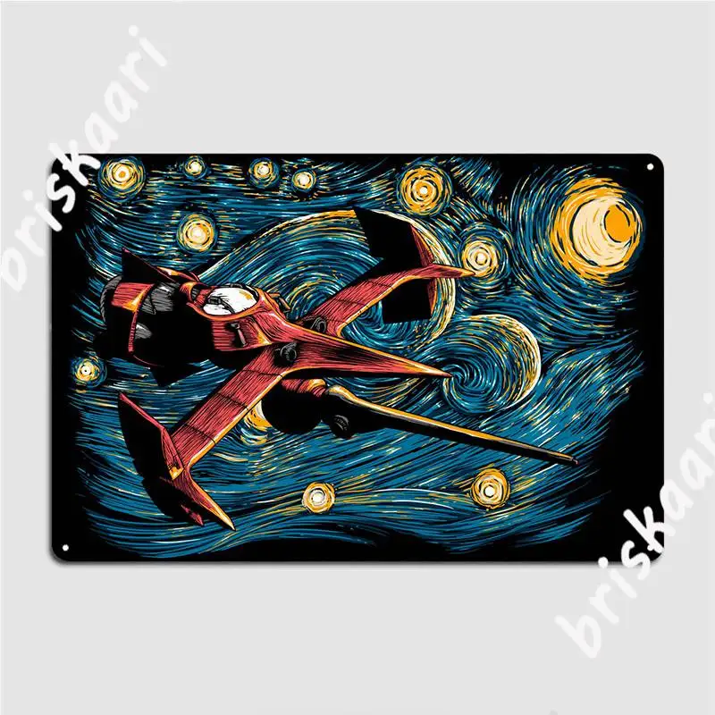 

Starry Cowboy Metal Plaque Poster Pub Painting Décor Mural Decoration Tin Sign Posters