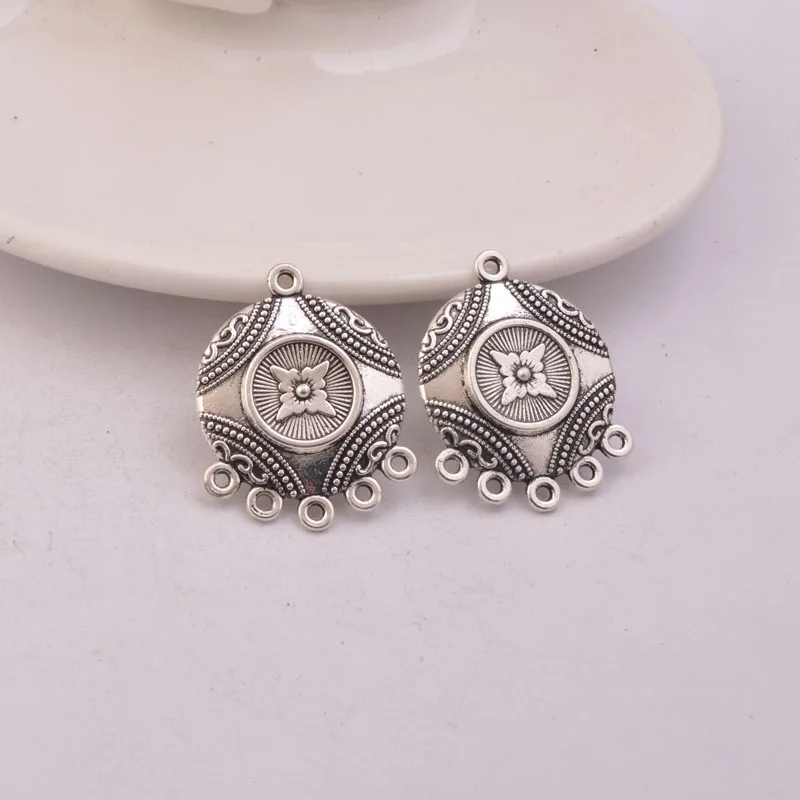 12 шт. круглые серьги из цинкового сплава | Украшения и аксессуары