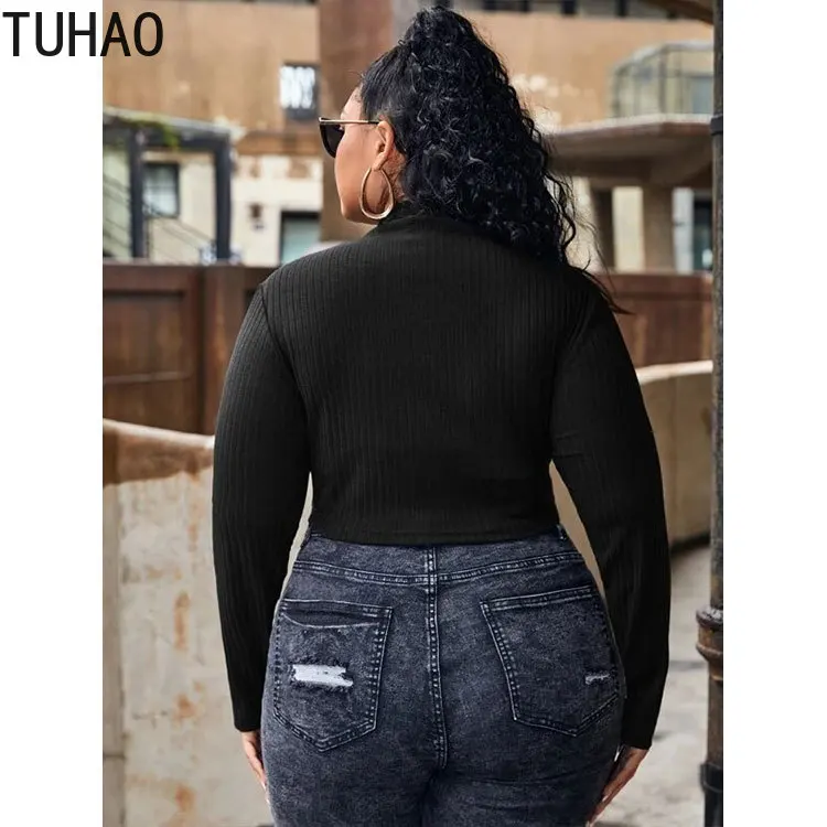 

TUHAO Women's Linen Blouse Elegant Blusas Female Striped Blouses Shirts 2021 Summer Tunic Tops Plus Size 5XL 4XL 3XL Blusas