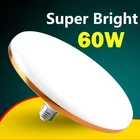 Super Bright E27 светодиодные лампы 220V светодиодные луковицы 15  203005050  60w ufo лампа ампулы бомбалла светодиоды для освещения дома